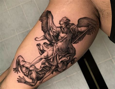 10 Best Warrior Protector Guardian Angel Tattoo Ideas That Will Blow
