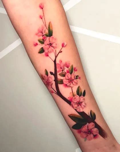 10 Cherry Blossom Sleeve Tattoo Ideas For Your New Floral Tattoo