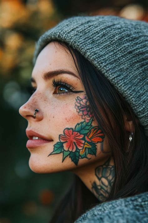 10 Face Tattoos Ideas Face Tattoos Tattoos Face Tattoos For Women