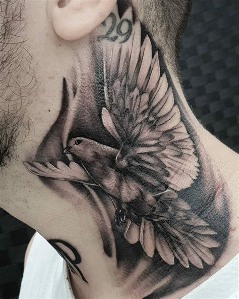 101 Best Dove Neck Tattoo Ideas That Will Blow Your Mind