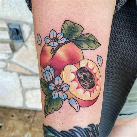 101 Best Peach Tattoo Ideas You Have To See To Believe