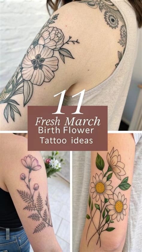 11 Fresh March Birth Flower Tattoo Ideas For Spring And New Beginnings 11 Fresh March Birth Flower Tattoo Ideas For Spring And New Beginnings