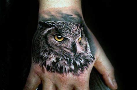 12 Best Owl Hand Tattoo Designs Petpress