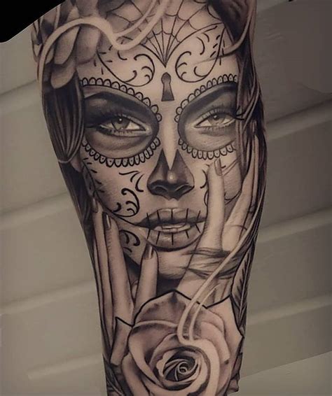 120 Amazing Santa Muerte Tattoos With Meanings 2024 Tattoosboygirl