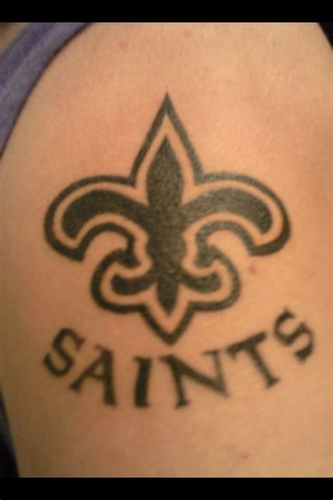 14 Best New Orleans Saints Tattoos Images On Pinterest Tattoo Ideas