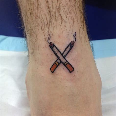 14 Cigarette Tattoos For You Too Keep Your Bad Habits Under Control