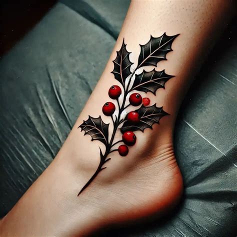 15 Holly Tattoo Ideas For A Festive Amp Meaningful Design 15 Holly Tattoo Ideas For A Festive Amp Meaningful Design