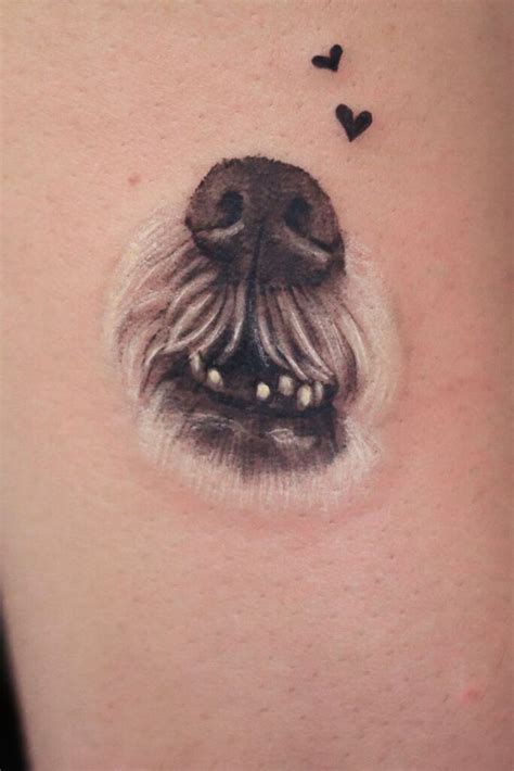 16 Adorable Dog Nose Tattoos That Will Melt Your Heart