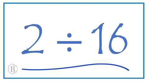 Mastering Math: Discover 16 Divided by 2 in Simple Steps