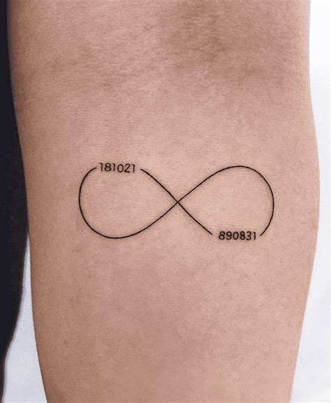 160 Infinity Tattoo With Names Dates Symbols And More For Women Artofit