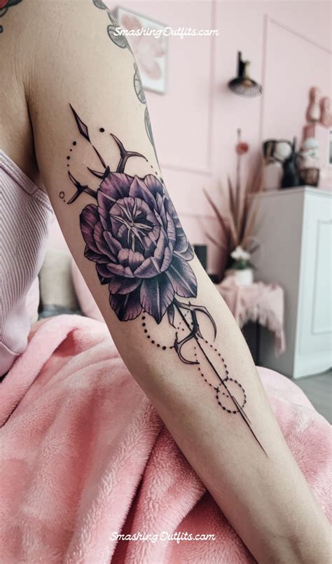 17 Cute Gothic Flower Tattoo Ideas Thrivenaija