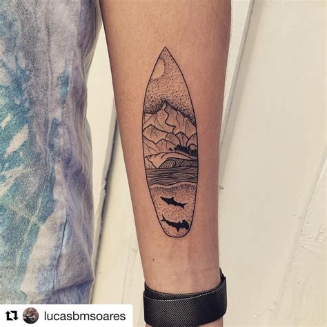 17 Small But Beautiful Tattoos Every Surfer Will Wan