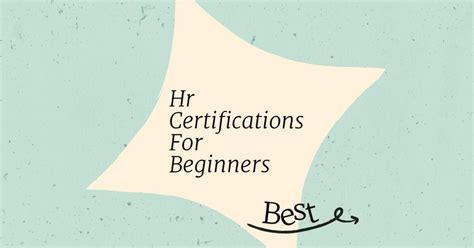 19 Best Hr Certifications For Beginners To Upskill In 2026