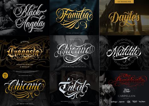 20 Best Tattoo Lettering Fonts For Download 20 Best Tattoo Lettering Fonts For Download