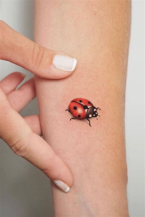 20 Inspiring Lady Bug Tattoo Ideas