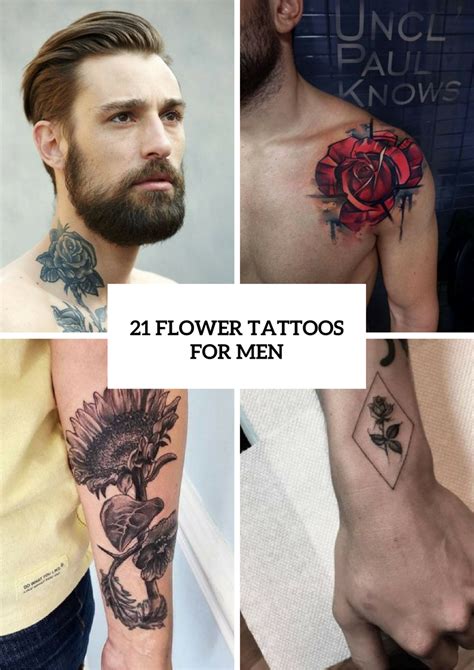 21 Excellent Flower Tattoo Ideas For Men Styleoholic 21 Excellent Flower Tattoo Ideas For Men Styleoholic