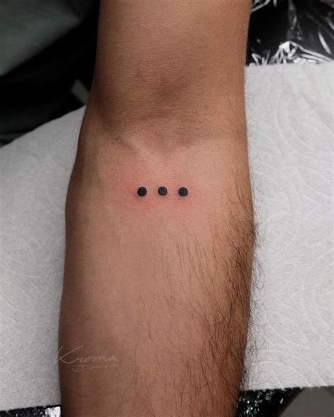22 Amazing 3 Dot Tattoos For 2024