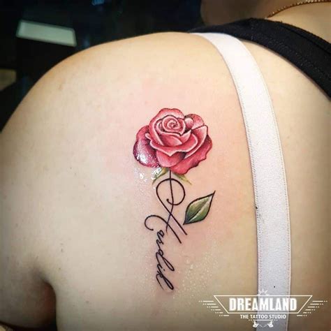 22 Beautiful Roses With Names Tattoo Ideas For Women Saved Tattoo