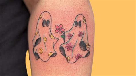 22 Cute Spooky Tattoos That Amp 39 Ll Haunt Your Thoughts Unless You Get Them