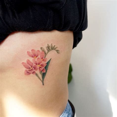 22 Simple Freesia Tattoo Designs Tattooadore