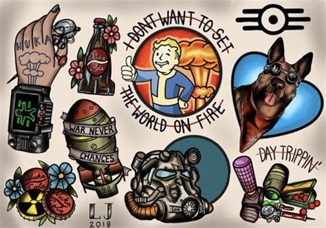 23 Fallout Tattoo Ideas Fallout Tattoo Gaming Tattoo Fallout 4 Tattoos