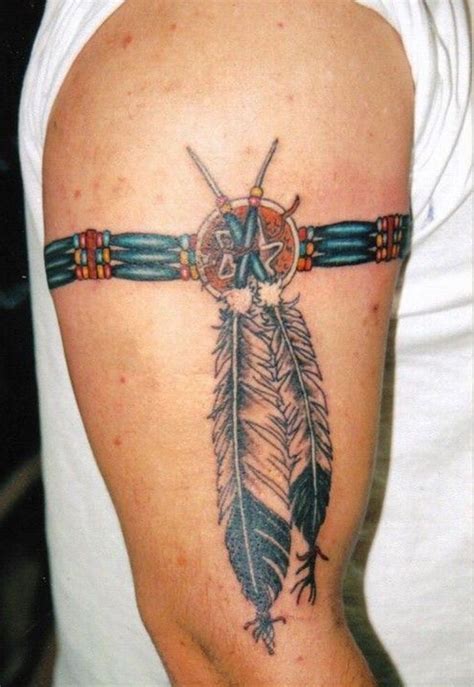25 Native American Tattoo Bands Native American Tattoos Feather