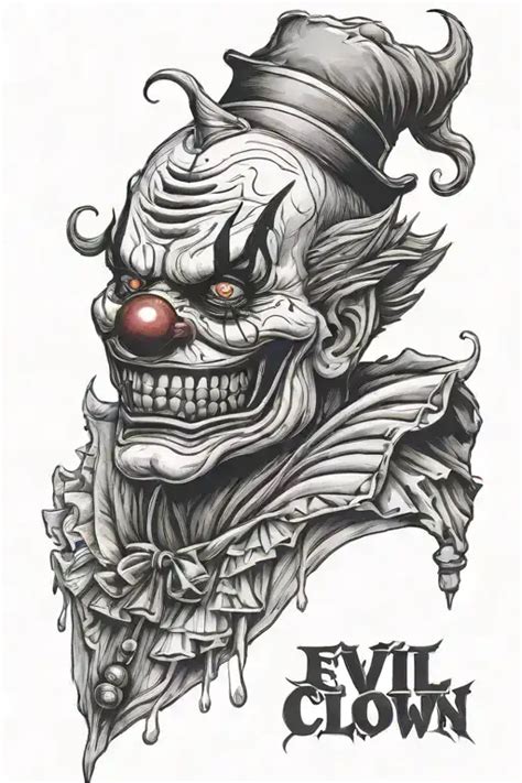 256 Evil Clown Tattoo Ideas Blackink Ai 256 Evil Clown Tattoo Ideas Blackink Ai