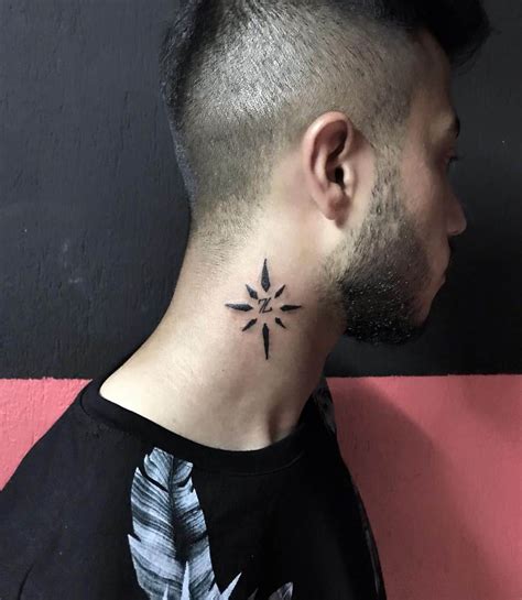 26 Celestial Star Neck Tattoo Ideas For Beauty Neck Tattoo For Guys