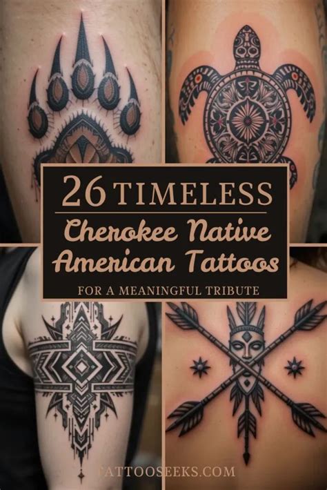 26 Cherokee Native American Tattoos With Deep Meanings 26 Cherokee Native American Tattoos With Deep Meanings