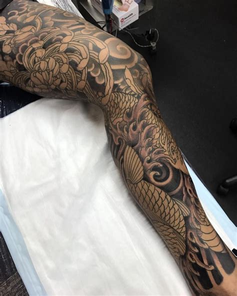 27 Mens Leg Sleeve Tattoo Designs 27 Mens Leg Sleeve Tattoo Designs