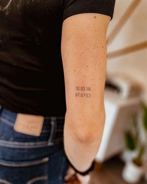 30 Best Birthdate Tattoo Ideas You Should Check