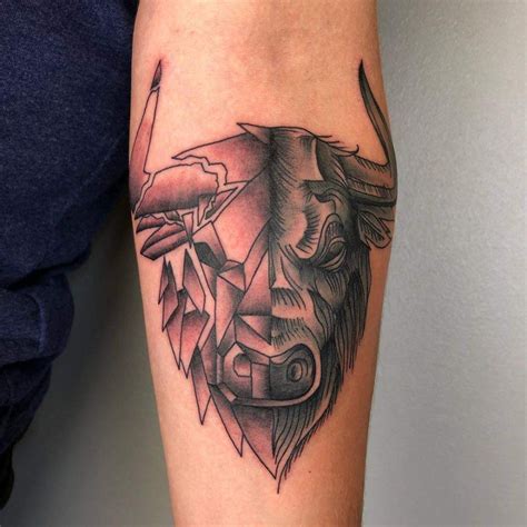30 Best Taurus Tattoo Design Ideas Hike N Dip