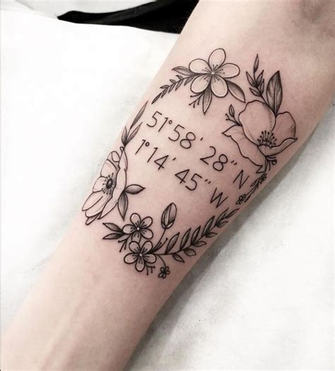 30 Coordinate Tattoo Ideas The Xo Factor 30 Coordinate Tattoo Ideas The Xo Factor