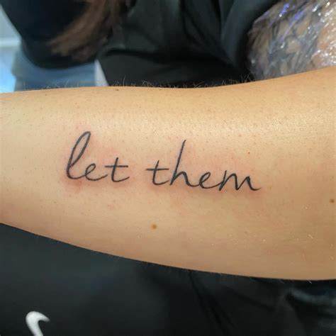 30 Creative Let Them Tattoo Ideas For Self Expression