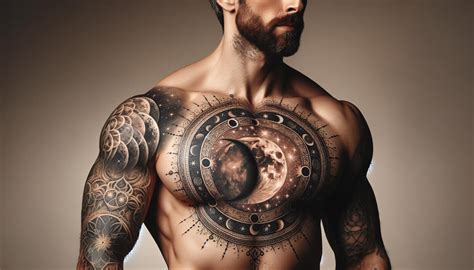 30 Moon Tattoos For Men That Radiate Power And Mystery Tattoo Radar