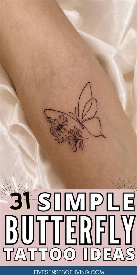 33 Butterfly Tattoos That Amp 39 Ll Have You Fluttering To See Them Simple