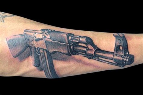 35 Awesome Gun Tattoo Designs Art And Design