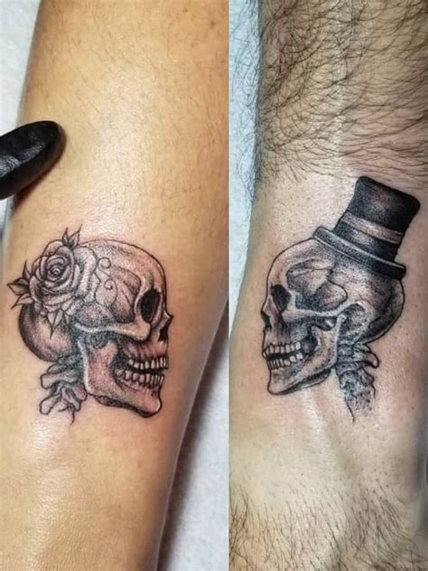 37 Hauntingly Beautiful Couple Tattoos For Lovers Of The Dark 37 Hauntingly Beautiful Couple Tattoos For Lovers Of The Dark