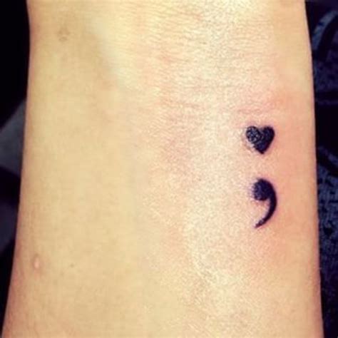 37 Unique Semicolon Tattoo Ideas And Placement