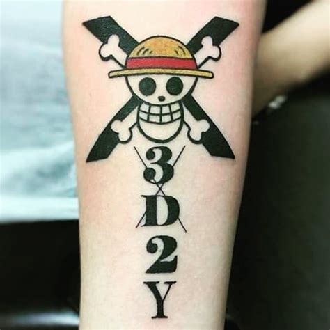 3D2y One Piece Tattoo One Piece Tattoos Pieces Tattoo Tattoos With