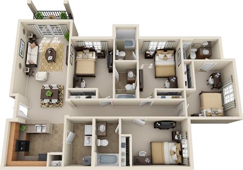 Discover 4 Bedroom Apartments Ideal for Family Living