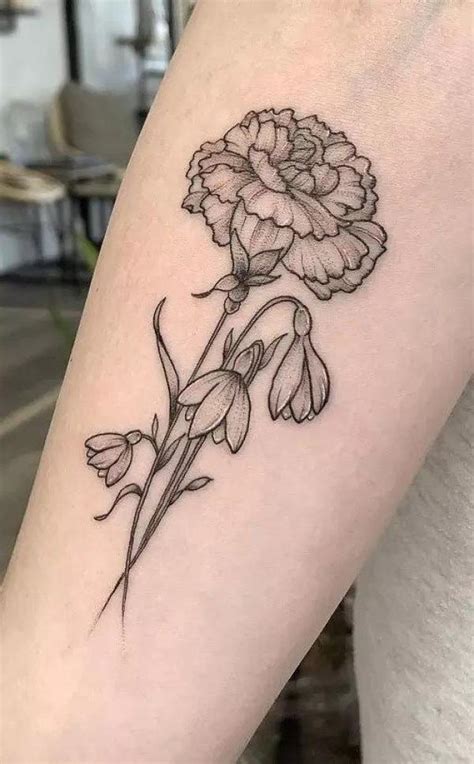40 Carnation Tattoo Designs With Meaning Art And Design