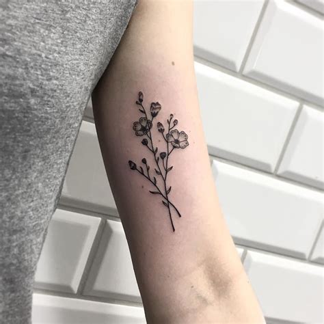 40 Simple Flower Arm Tattoo Ideas For Women Tattoos For Women Flowers