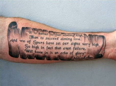 41 Forearm Quote Tattoos For Men