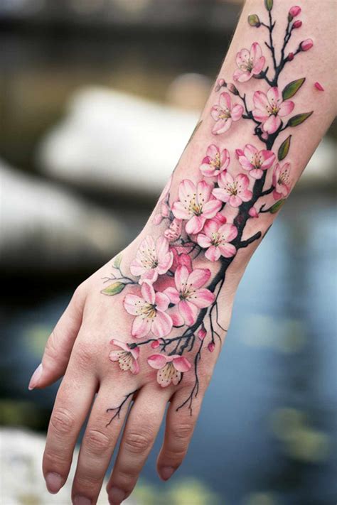 45 Elegant Cherry Blossom Tattoo Designs Of 2020 Blossom Tattoo
