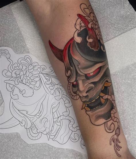 45 Hannya Mask Tattoo Designs To Unveil The Mystery