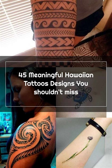 45 Meaningful Hawaiian Tattoos Designs You Shouldn Amp 39 T Miss