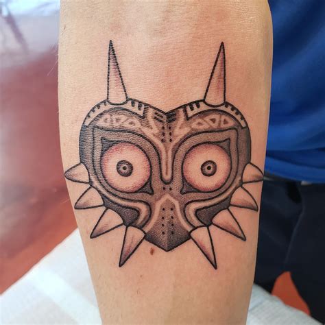 50 Majora S Mask Tattoo Designs For Men