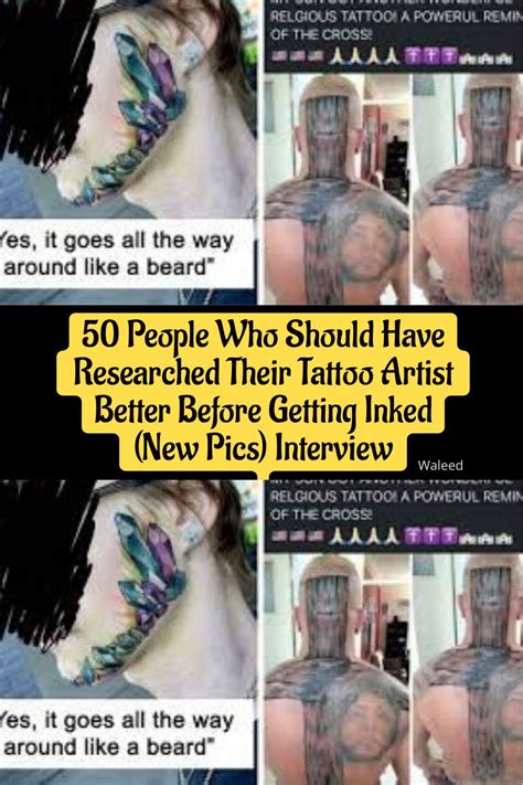 50 People Who Should Have Researched Their Tattoo Artist Better Before