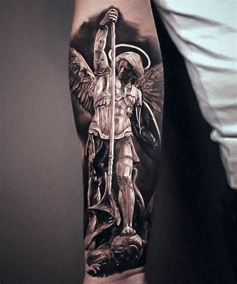 50 Powerful Saint Michael Tattoo Designs
